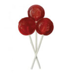 DOBSONS CHERRY MEGA LOLLIES (3-Lollies)