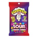 Warheads - Sour Chewy Cubes Peg Bag - 5oz (141g)