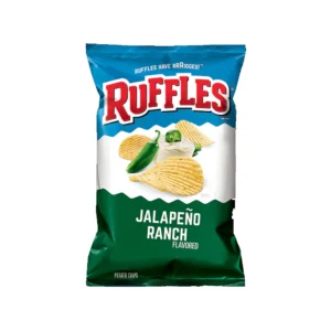 Ruffles Jalapeno Ranch Flavored Potato Chips 6.5 OZ (184.2g)