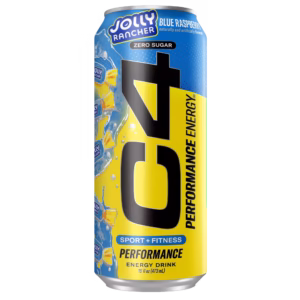 C4 Performance Energy Drink, Jolly Rancher Blue Raspberry, 16oz(473ml)