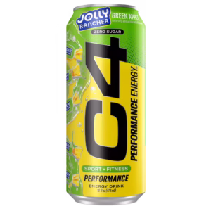 C4 Performance Energy Drink, Jolly Rancher Green Apple, 16oz(473ml)